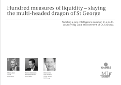 Hundred measures of liquidity &ndash; slaying the multi