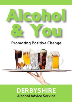 Alcohol and You - Derbyshire Police