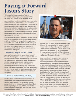 Paying it Forward: Jason`s Story