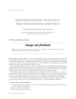 Electromagnetic Radiation