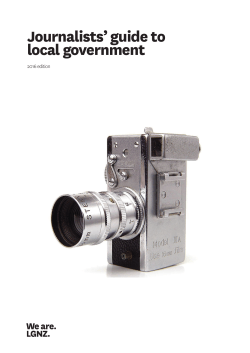 Journalists` guide to local government