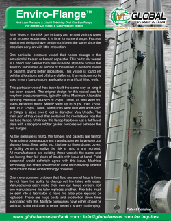 Enviro Flange - Global Vessel and Tank