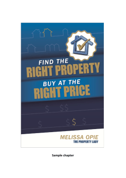 Sample chapter - Property Lady