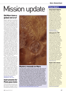 Did Mars have a global wet era