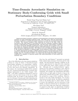 Time-Domain Aeroelastic Simulation on Stationary Body
