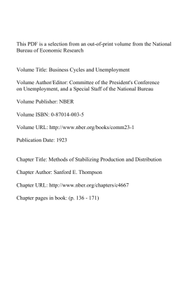 Methods of Stabilizing Production and Distribution