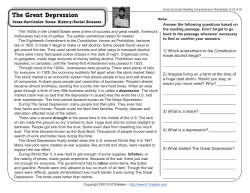 Cross-Curricular Reading Comprehension Worksheets