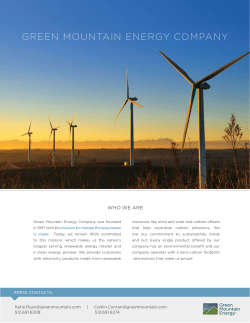 GREEN MOUNTAIN ENERGY COMPANY