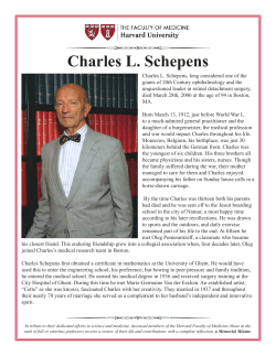 Charles L. Schepens - Harvard Medical School