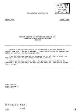 A number of the documents listed can be obtained in English
