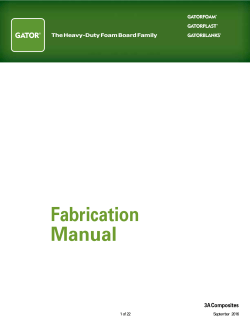 Fabrication Manual - Graphic Display USA