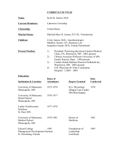 Scott M. Jensen, MD Current Residence