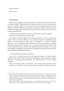 Frege on Fiction