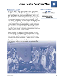 Jesus Heals a Paralyzed Man