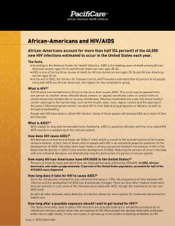 African-Americans and HIV/AIDS