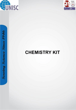CHEMISTRY KIT