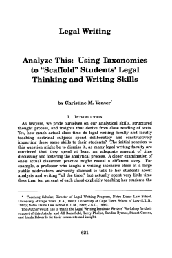 Analyze This - Legal Writing Institute