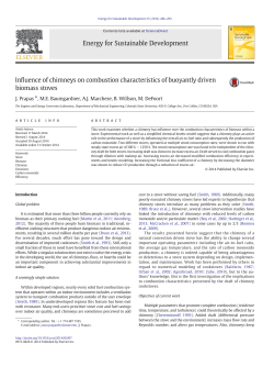 Influence of chimneys on combustion characteristics of