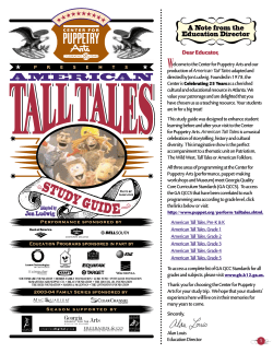American Tall Tales - Center for Puppetry Arts