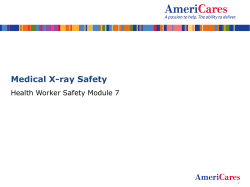 CHAPTER 6 RADIATION SAFETY FOR LABORATORY WORKERS