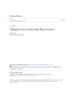 Telling the Story of the Early Black Aviators