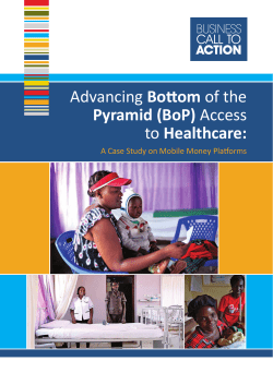 (BoP) Access to Healthcare