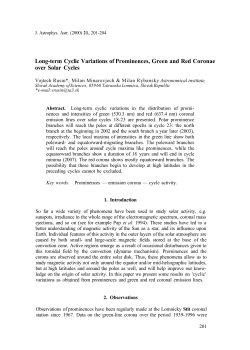 Long-term Cyclic Variations of Prominences, Green and Red