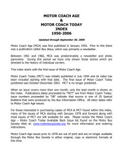 Motor Coach Age/Motor Coach Today