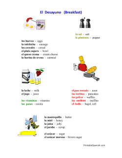 El Desayuno (Breakfast)