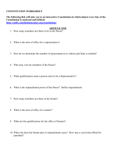CONSTITUTION WORKSHEET The following link will take you to an
