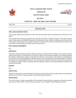 Uniform Instructions