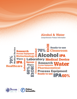 Alcohol - Fisher Scientific