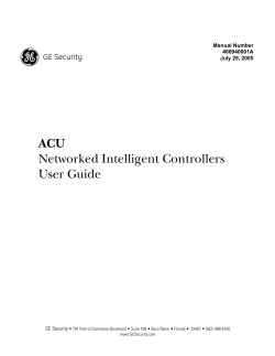 ACU Installation User Guide.book