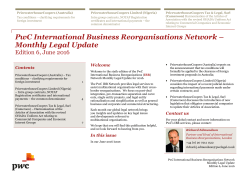 Monthly Legal Update