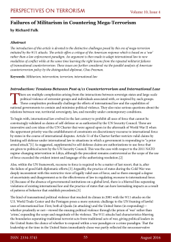 Failures of Militarism in Countering Mega