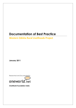 Documentation of Best Practice