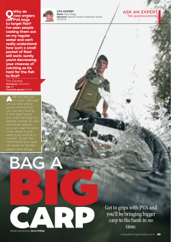 Get to grips with PVA and you`ll be bringing bigger carp to the bank
