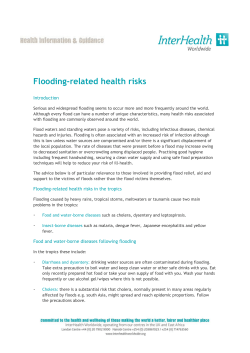 Flooding-related health risks