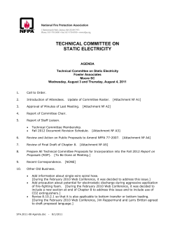 technical committee on static electricity