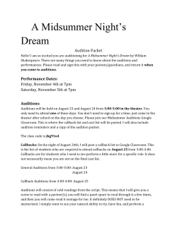 A Midsummer Night`s Dream