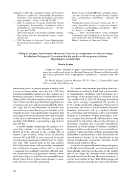 206 Filling in the gaps: South-Eastern Mountain
