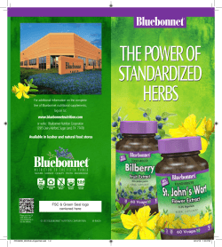 the power of standardized herbs the power of standardized herbs