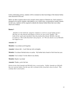12 In this culminating activity, students will be evaluated on their