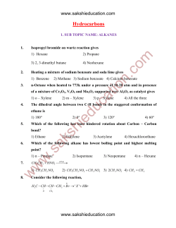 Hydrocarbons - Sakshieducation.com