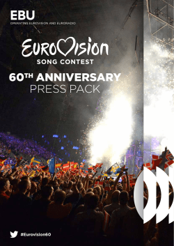 Eurovision Song Contest 60th Anniversary Press Pack