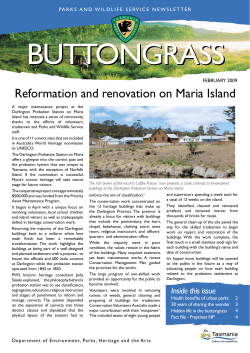 Issue 6 - Tasmania Parks and Wildlife Service
