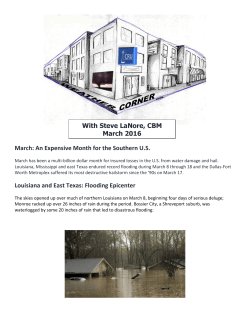 March, 2016 - CRU Adjusters