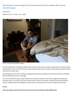 San Francisco Tenant Paying Three Times As Much Rent Two