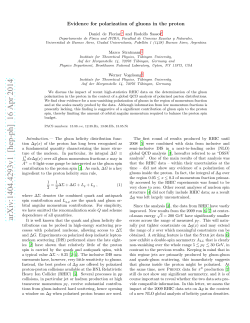 Evidence for polarization of gluons in the proton