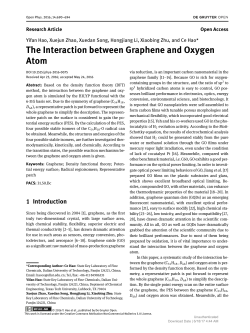 The Interaction between Graphene and Oxygen Atom